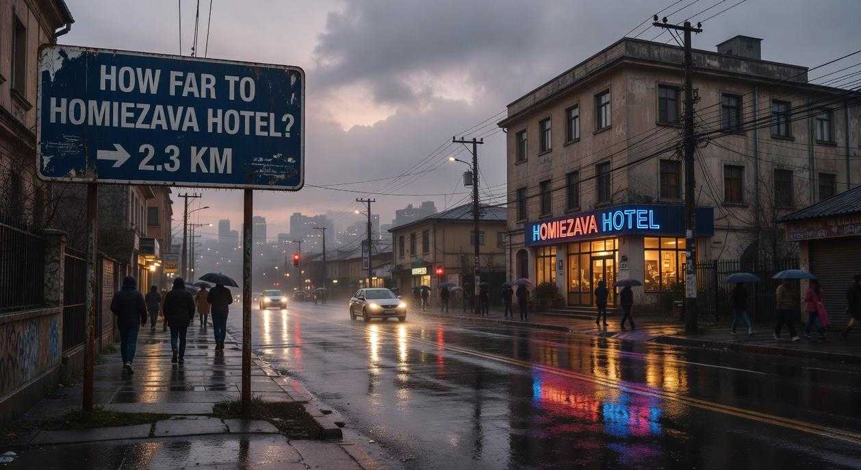 How Far to Homiezava Hotel