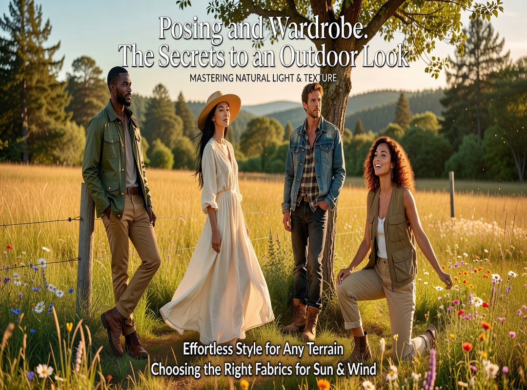 Posing & Wardrobe: The Secrets to an 'Adorable' Outdoor Look